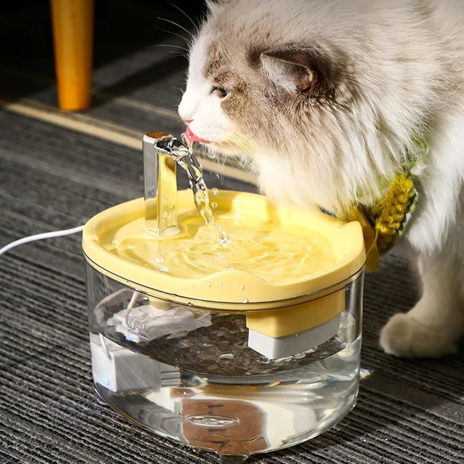 آبخوری اتوماتیک حیوانات خانگی - آبنما برای گربه و سگ - ظرف 1.5 لیتری برای حیوانات کوچک، توله سگ، بچه گربه، مناسب خانه و آپارتمان آبخوری اتوماتیک حیوانات خانگی - آبنما برای گربه و سگ - ظرف 1.5 لیتری برای حیوانات کوچک، توله سگ، بچه گربه، مناسب خانه و آپارتمان