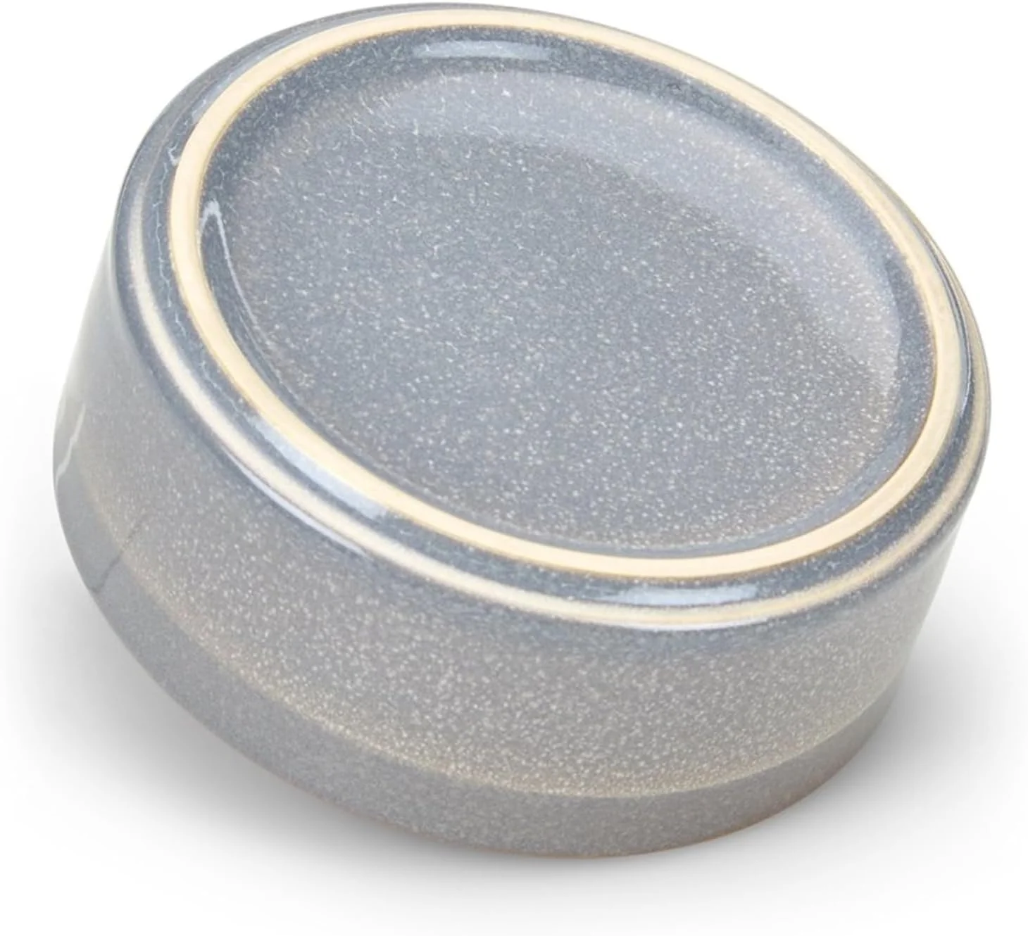 ظرف غذای حیوانات خانگی پت فیس، دو رنگ، مناسب برای غذا دادن و آب دادن به سگ و گربه، خاکستری، 15 سانتی متر (بسته 1 عددی)