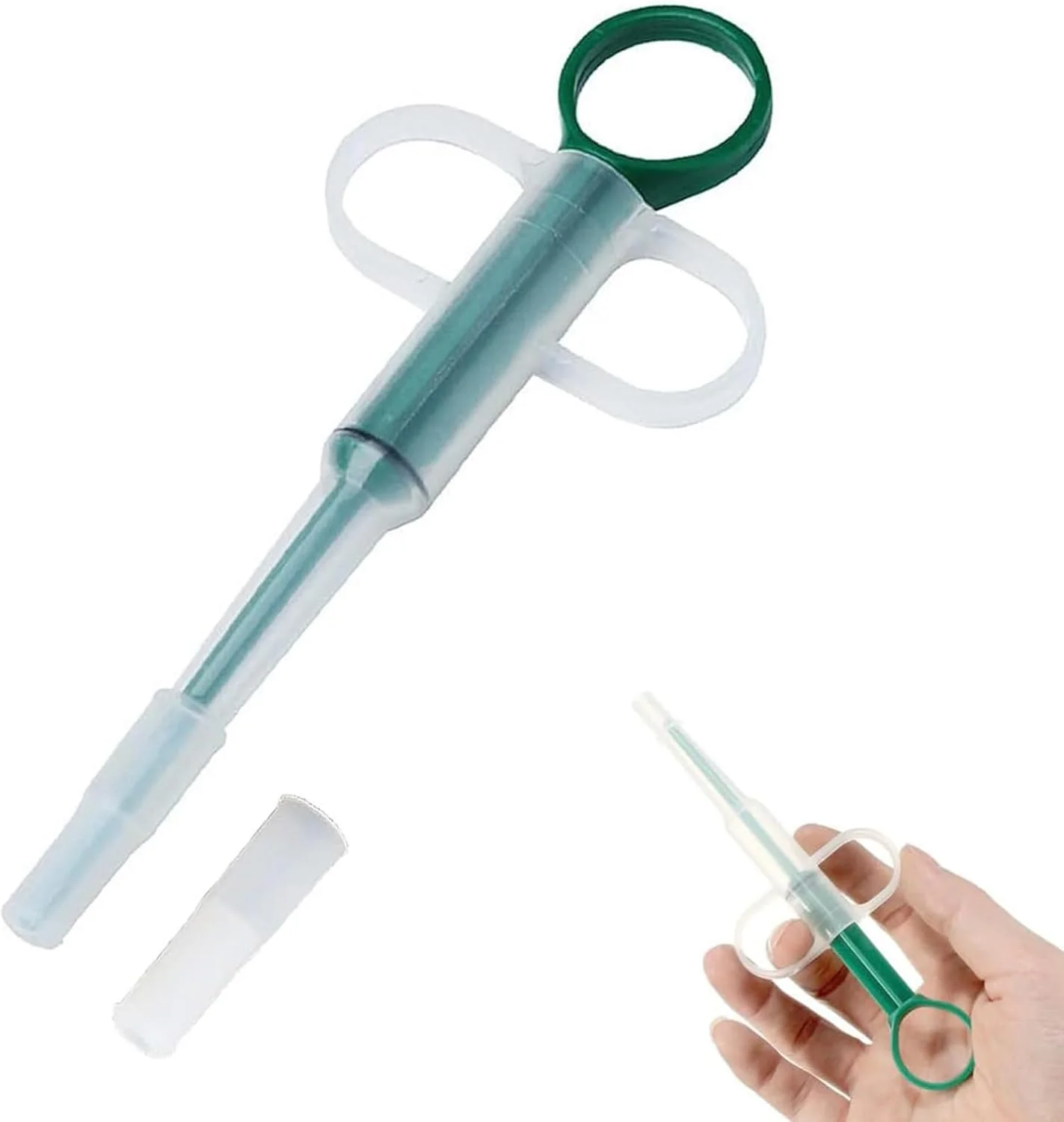 قرص خوران حیوانات خانگی برای سگ ها و گربه های کوچک، پخش کننده قرص، قرص خوران قابل استفاده مجدد، سرنگ قرص، دارو خوران حیوانات، تغذیه کننده قرص سگ و گربه، پخش کننده قرص حیوانات