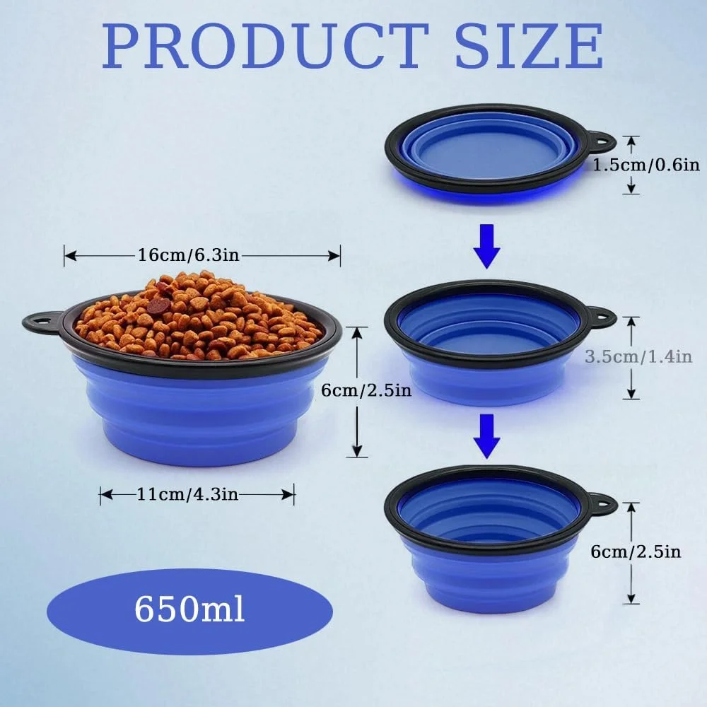یک عدد کاسه غذای حیوانات خانگی، کاسه تاشو سیلیکونی قابل حمل، مناسب برای گربه ها و سگ ها، دارای 1 سگک کوهنوردی، مناسب برای مسافرت، کمپینگ و پیاده روی (آبی) یک عدد کاسه غذای حیوانات خانگی، کاسه تاشو سیلیکونی قابل حمل، مناسب برای گربه ها و سگ ها، دارای 1 سگک کوهنوردی، مناسب برای مسافرت، کمپینگ و پیاده روی (آبی)