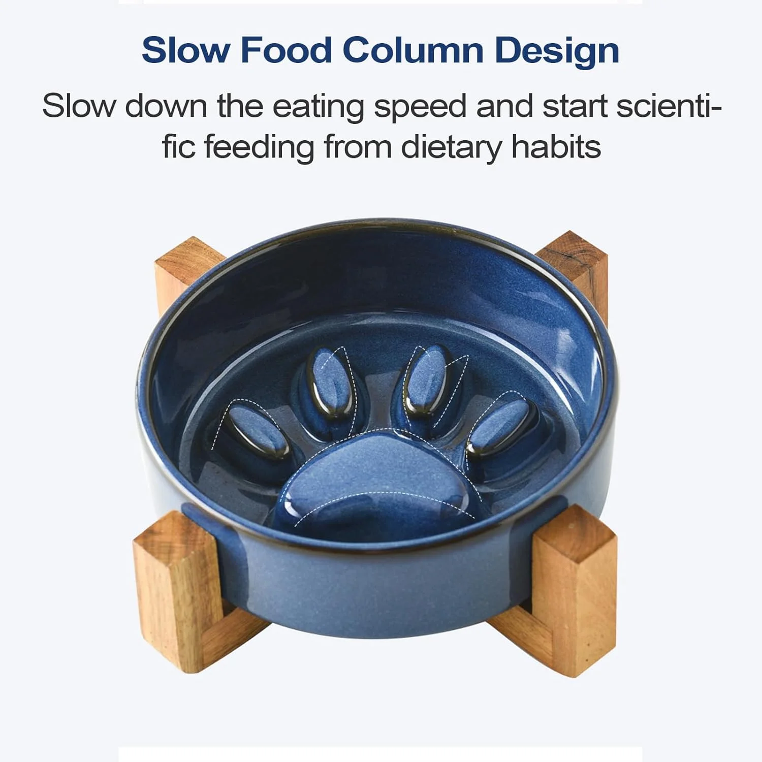 کاسه غذای سگ، کاسه های سرامیکی ضد لغزش با طرح پنجه و پایه | لوازم جانبی حیوانات خانگی برای خانه، حیاط، باغ، داخل خانه، فضای باز، کمپینگ و ماشین کاسه غذای سگ، کاسه های سرامیکی ضد لغزش با طرح پنجه و پایه | لوازم جانبی حیوانات خانگی برای خانه، حیاط، باغ، داخل خانه، فضای باز، کمپینگ و ماشین