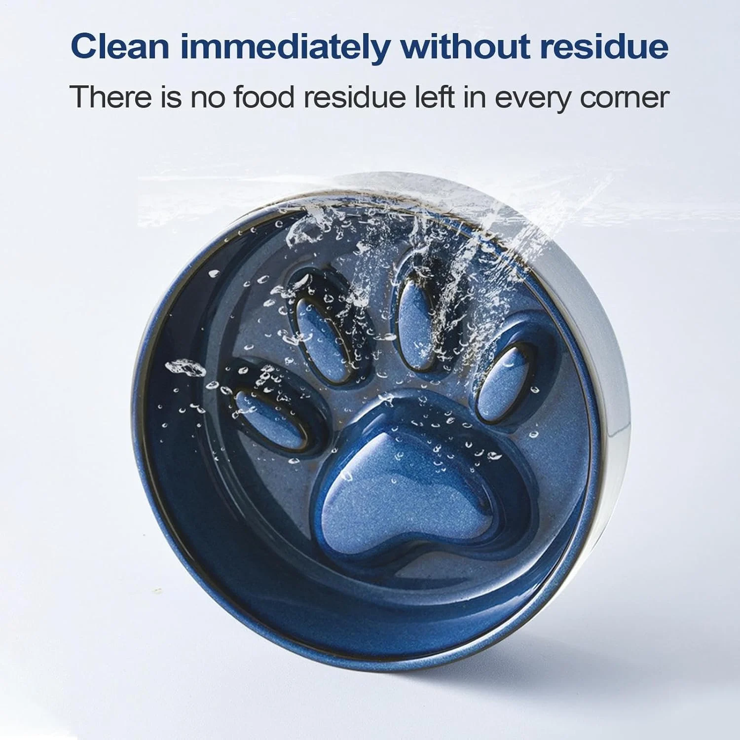 کاسه غذای آهسته سگ توله سگ، کاسه های سرامیکی ضد لغزش با طرح پنجه بامزه - لوازم جانبی حیوانات خانگی برای خانه، حیاط، باغ، داخل خانه، فضای باز، خودرو و کمپینگ کاسه غذای آهسته سگ توله سگ، کاسه های سرامیکی ضد لغزش با طرح پنجه بامزه - لوازم جانبی حیوانات خانگی برای خانه، حیاط، باغ، داخل خانه، فضای باز، خودرو و کمپینگ