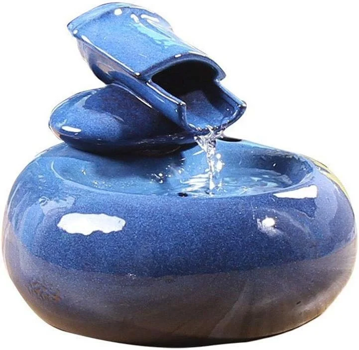 آبخوری اتوماتیک حیوانات خانگی، منبع آب گربه، گردش اتوماتیک، لوازم حیوانات خانگی، سرامیکی، محافظ محیط زیست، بی صدا (رنگ: آبی، اندازه: 17.5 * 15 سانتی متر) آبخوری اتوماتیک حیوانات خانگی، منبع آب گربه، گردش اتوماتیک، لوازم حیوانات خانگی، سرامیکی، محافظ محیط زیست، بی صدا (رنگ: آبی، اندازه: 17.5 * 15 سانتی متر)