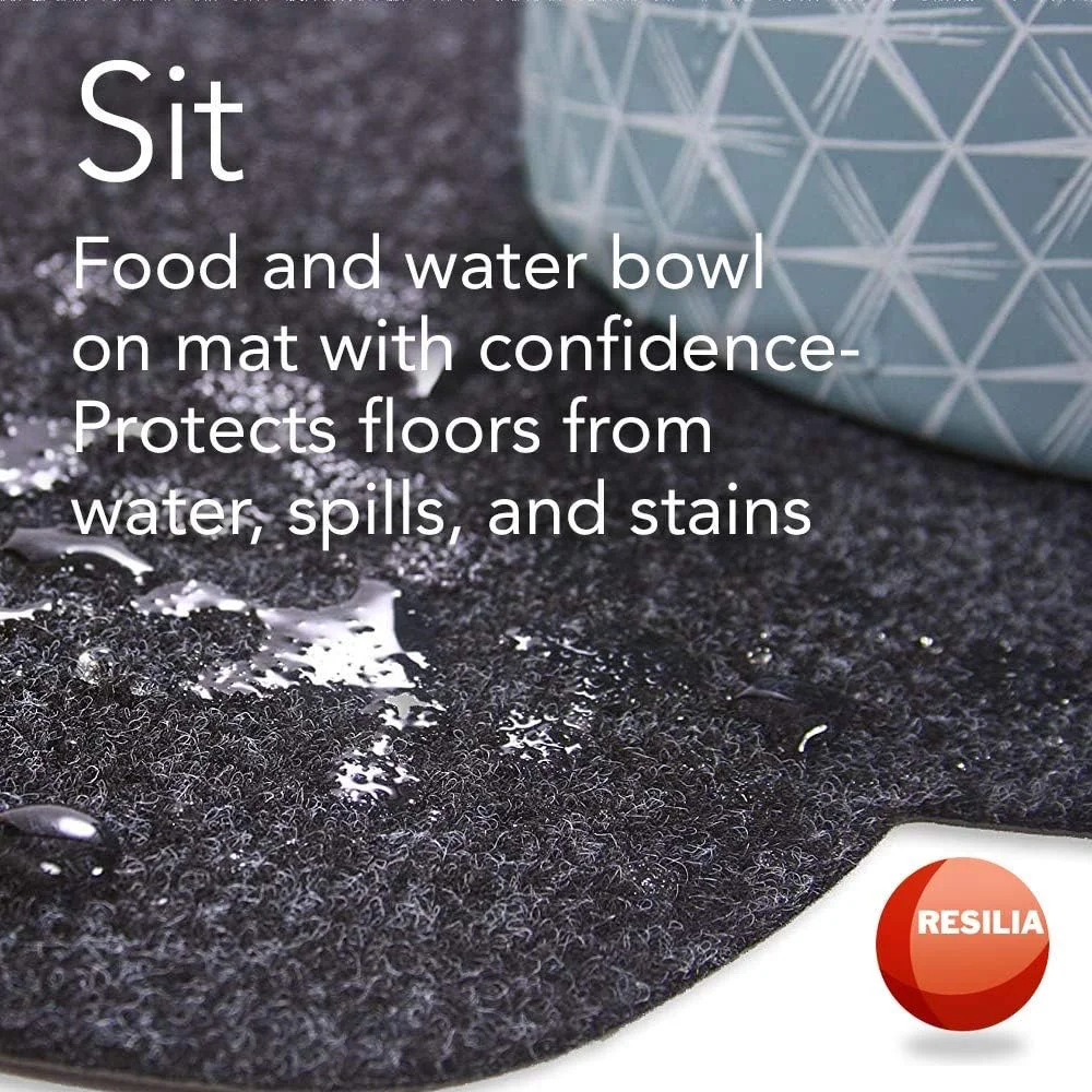 زیرانداز غذا خوری رزیلیا برای کاسه سگ - محافظت از کف در برابر غذا و آب حیوانات خانگی، طرح استخوان، خاکستری، 75 سانتی متر در 45 سانتی متر زیرانداز غذا خوری رزیلیا برای کاسه سگ - محافظت از کف در برابر غذا و آب حیوانات خانگی، طرح استخوان، خاکستری، 75 سانتی متر در 45 سانتی متر