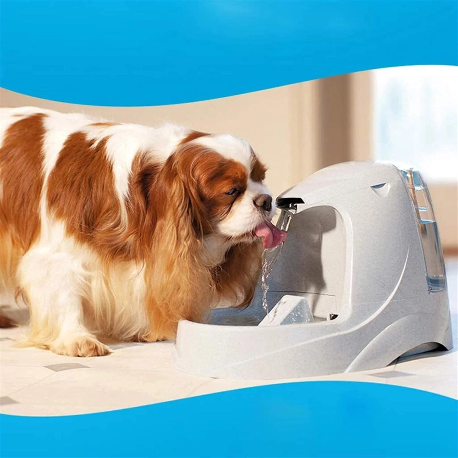 آبخوری حیوانات خانگی، آب پخش کن اتوماتیک سگ و گربه با گردش آب