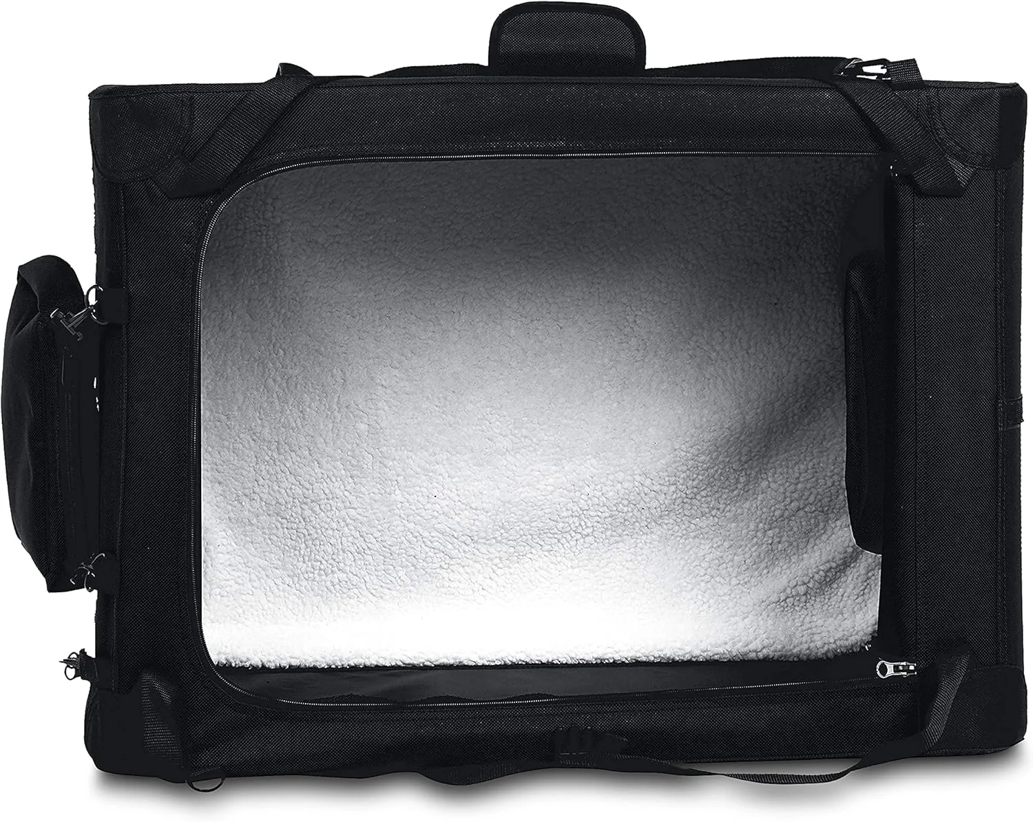 محفظه حمل تاشو و نرم حیوانات خانگی آمازون بیسیکس - 91x61 سانتی متر، مشکی محفظه حمل تاشو و نرم حیوانات خانگی آمازون بیسیکس - 91x61 سانتی متر، مشکی