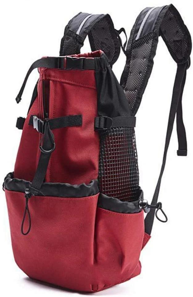 کوله پشتی حمل سگ با طراحی خروج پاهای جلویی، کوله پشتی بادوام و نرم برای دوچرخه سواری، پیاده روی و ورزش های فضای باز، قرمز، XL کوله پشتی حمل سگ با طراحی خروج پاهای جلویی، کوله پشتی بادوام و نرم برای دوچرخه سواری، پیاده روی و ورزش های فضای باز، قرمز، XL