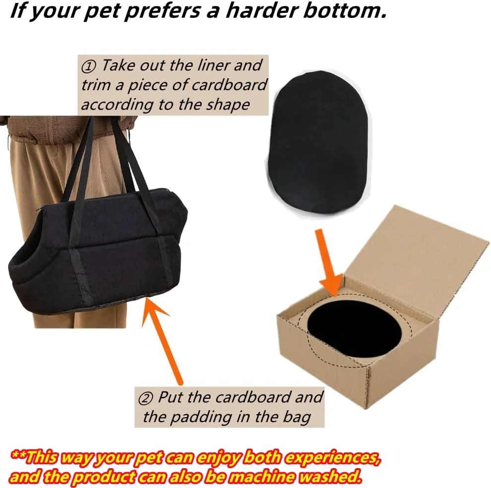 کیف حمل حیوانات خانگی، مناسب سگ های کوچک، کیف حمل سگ و گربه، مناسب برای پیاده روی و کمپینگ، به همراه 1 عدد کاسه تاشو