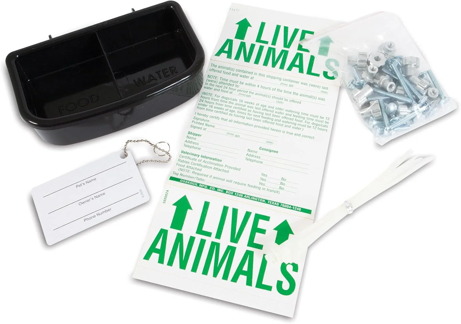 کیت مسافرتی باکس حمل حیوانات خانگی Doskocil Petmate 290300 کیت مسافرتی باکس حمل حیوانات خانگی Doskocil Petmate 290300