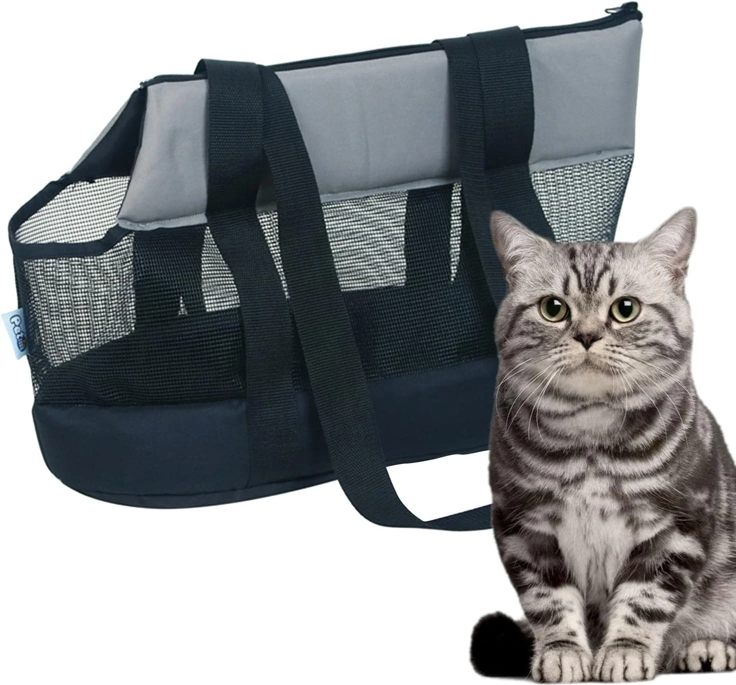 کیف حمل حیوانات خانگی | کیف حمل سگ برای سگ های کوچک، توله سگ ها و گربه های متوسط | کیف حمل نرم حیوانات خانگی برای گربه ها و سگ ها