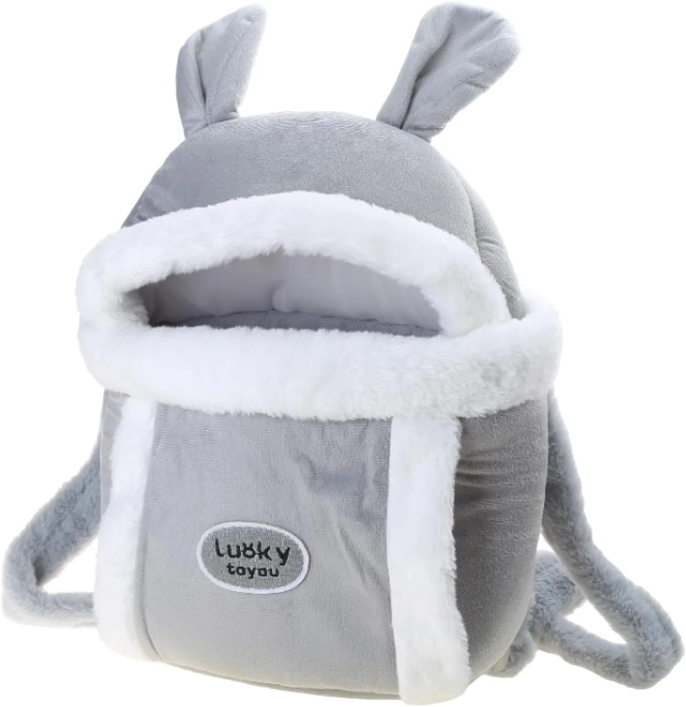 کیف حمل کوله پشتی حیوانات خانگی، کیف مسافرتی گرم برای گربه و سگ، کیف حمل مخمل خواب دار کوچک قابل حمل، کیف سینه ای زمستانی، لوازم حیوانات خانگی