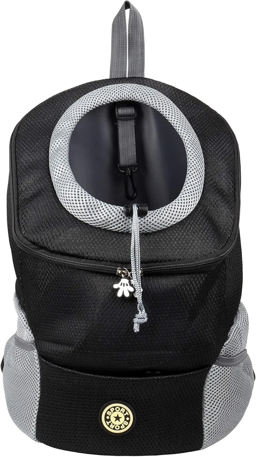 کوله پشتی حمل حیوانات خانگی ارگونومیک و شیک برای سگ ها و گربه ها - طراحی راحت و تنفسی برای سفر و ماجراجویی ایمن