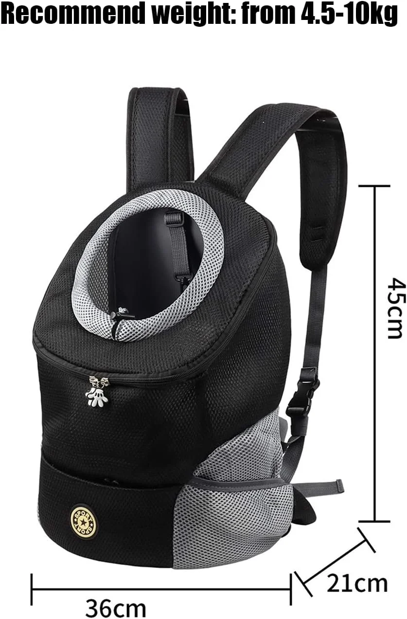 کوله پشتی حمل حیوانات خانگی ارگونومیک و شیک برای سگ ها و گربه ها - طراحی راحت و تنفسی برای سفر و ماجراجویی ایمن کوله پشتی حمل حیوانات خانگی ارگونومیک و شیک برای سگ ها و گربه ها - طراحی راحت و تنفسی برای سفر و ماجراجویی ایمن