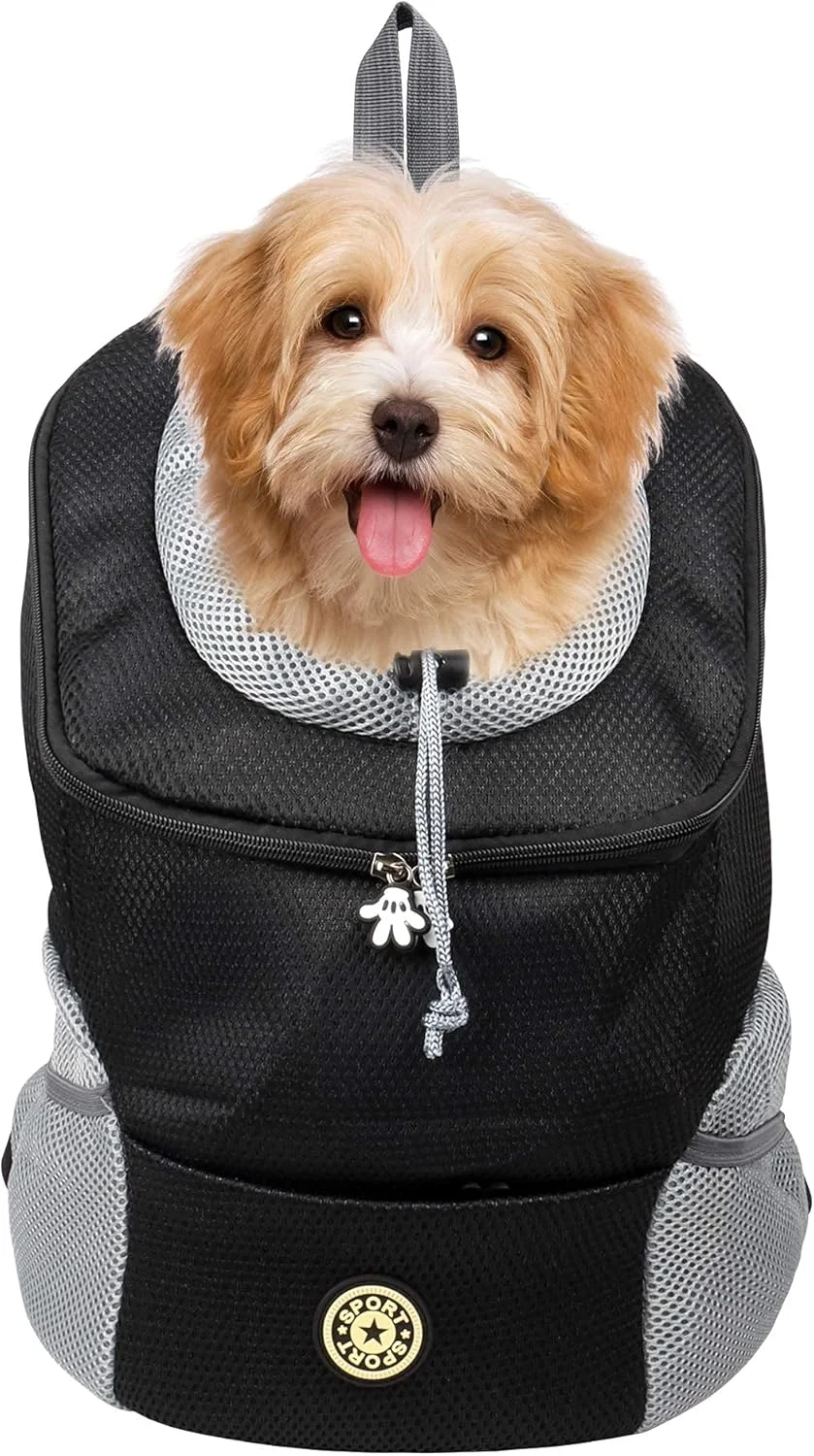 کوله پشتی حمل حیوانات خانگی ارگونومیک و شیک برای سگ ها و گربه ها - طراحی راحت و تنفسی برای سفر و ماجراجویی ایمن کوله پشتی حمل حیوانات خانگی ارگونومیک و شیک برای سگ ها و گربه ها - طراحی راحت و تنفسی برای سفر و ماجراجویی ایمن