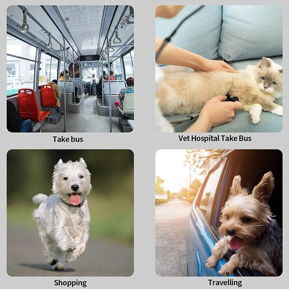 کیف حمل حیوانات خانگی قابل تنظیم Excefore برای سگ‌ها و گربه‌های کوچک - کیف دوشی توری و قابل تنفس برای سفر و پیاده‌روی در فضای باز