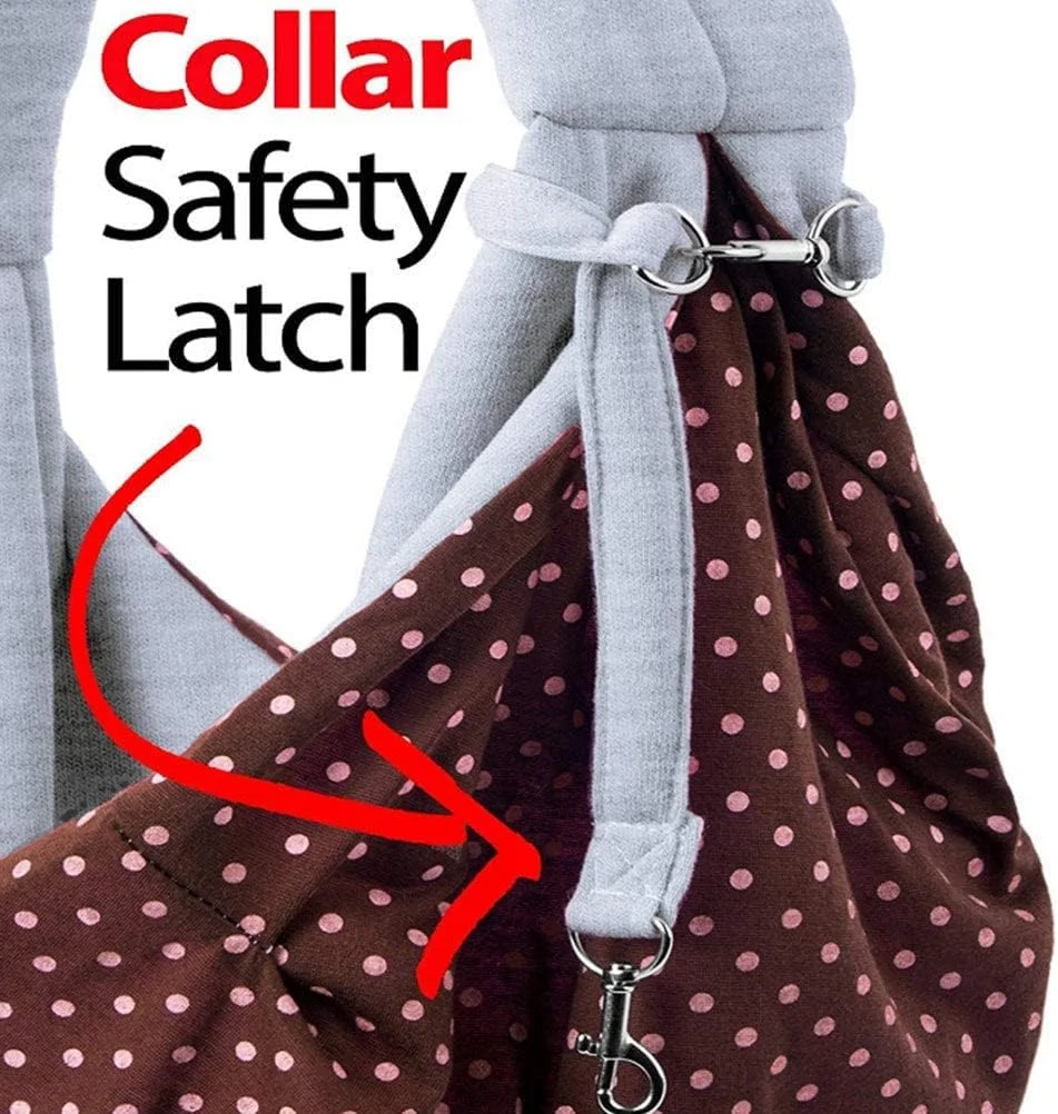 کیف حمل حیوانات خانگی دوشی مناسب سگ و گربه، کیف دوشی راحت و بادوام، کیف مسافرتی بدون دست برای توله سگ، بچه گربه، سگ و گربه کوچک (خاکستری)