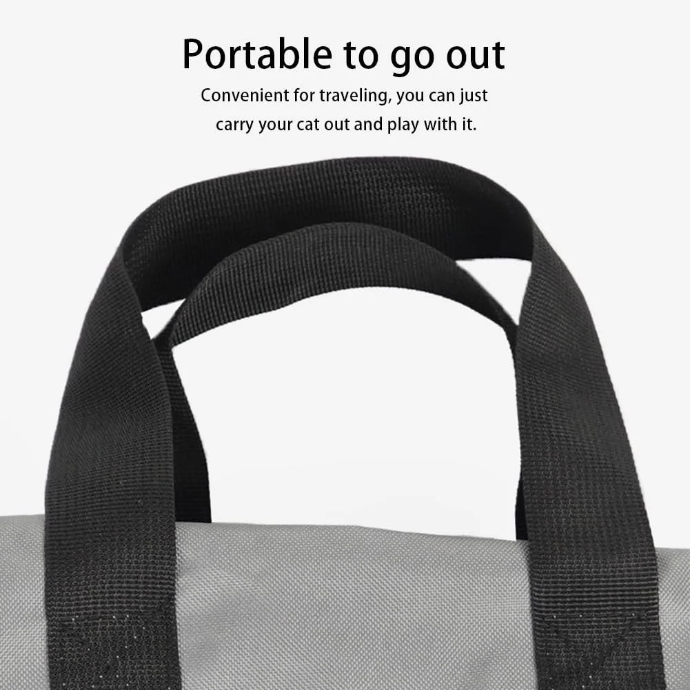 کیف حمل حیوانات خانگی، کیف حمل مسافرتی توری تهویه دار نرم و قابل حمل، کیف مسافرتی چند منظوره با زیپ های قفل شونده برای بچه گربه و سگ های کوچک - مشکی