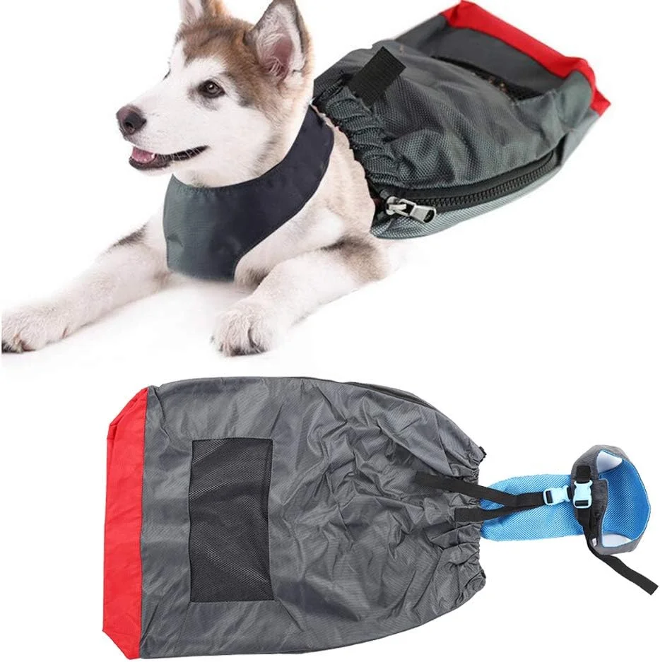 GLOGLOW Practical Breathable Mesh Hole Design Oxford Cloth Dog Drag Bag, Multiple Sizes, Walking Drag Bag for Paralyzed Dog Travel Use Cat Home CarriersCarriers Travel Products (M)