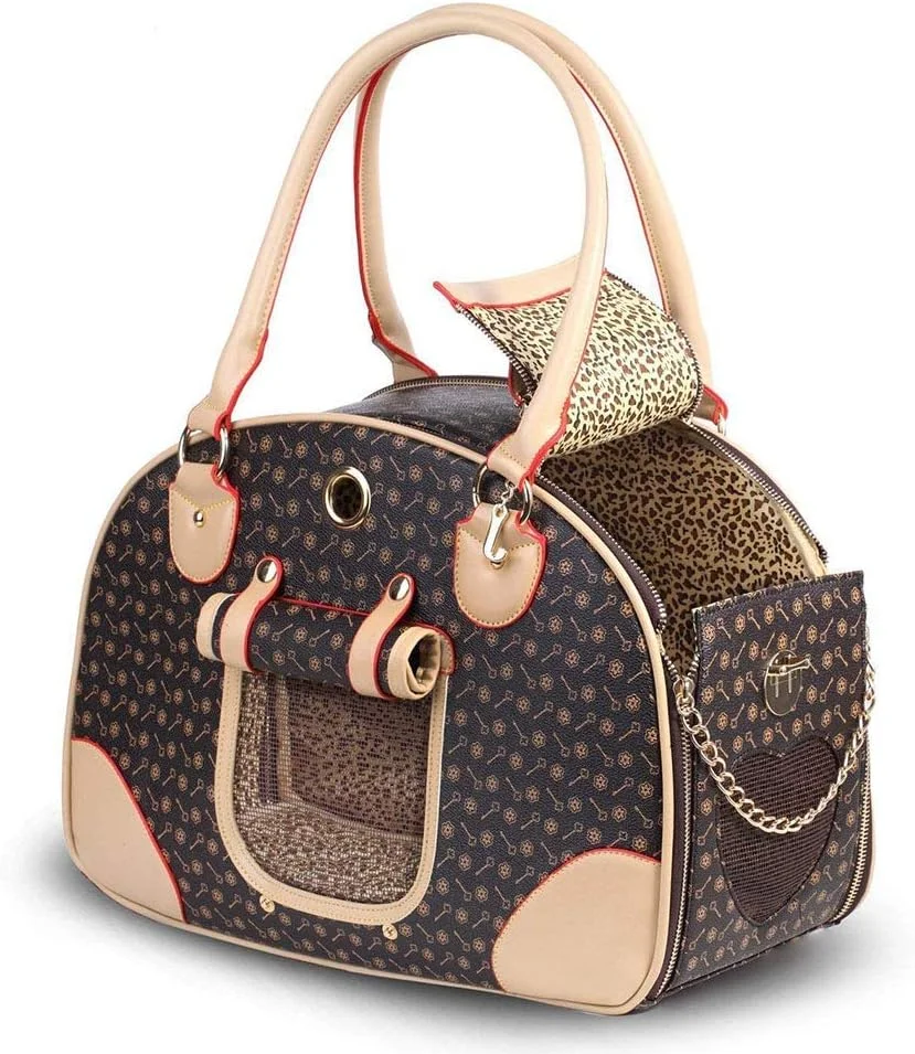 کیف حمل حیوانات خانگی تاشو و قابل شستشو برای سگ و گربه، کیف حمل راحت و ایمن برای سفر، تا وزن 5 کیلوگرم