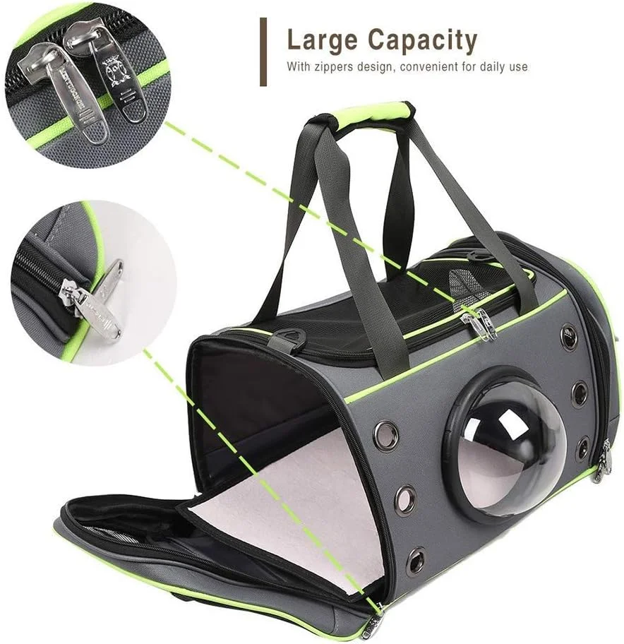 کیف حمل سگ و گربه، طرح کپسول فضایی، کیف دستی تنفسی