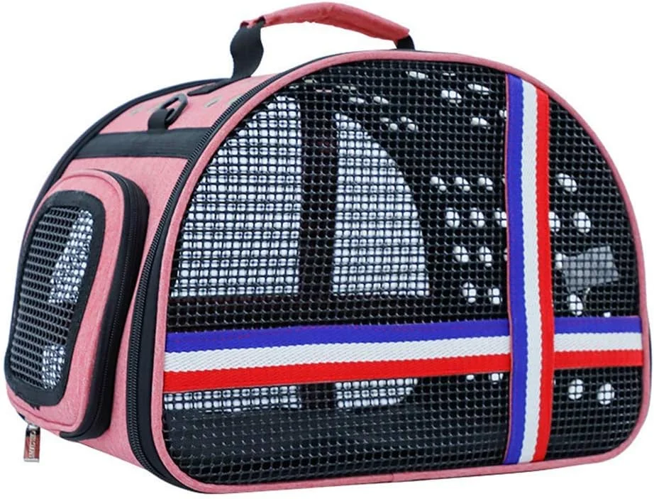 کیف حمل گربه، کیف تاشو قابل حمل و راحت حیوانات خانگی، مورد تایید خطوط هوایی برای سگ های کوچک، گربه ها و توله سگ ها و حیوانات کوچک