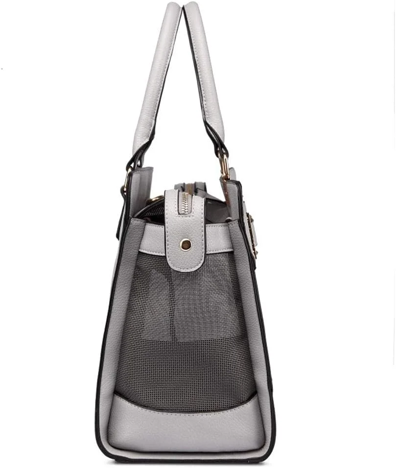 کیف حمل حیوانات خانگی چرمی سگ توله سگ پودل چیواوا داشهوند کیف دستی مسافرتی نرم برای بچه گربه