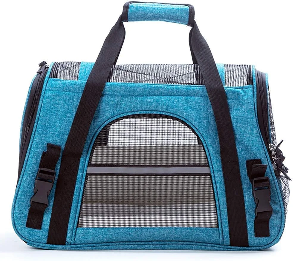 کیف حمل حیوانات خانگی، کیف مسافرتی سگ، توری نرم، بند دار، کیف حمل گربه سگ، تاشو، پارچه آکسفورد مسافرتی قابل حمل، کیف شانه ای ضربدری حیوانات خانگی کیف حمل حیوانات خانگی، کیف مسافرتی سگ، توری نرم، بند دار، کیف حمل گربه سگ، تاشو، پارچه آکسفورد مسافرتی قابل حمل، کیف شانه ای ضربدری حیوانات خانگی