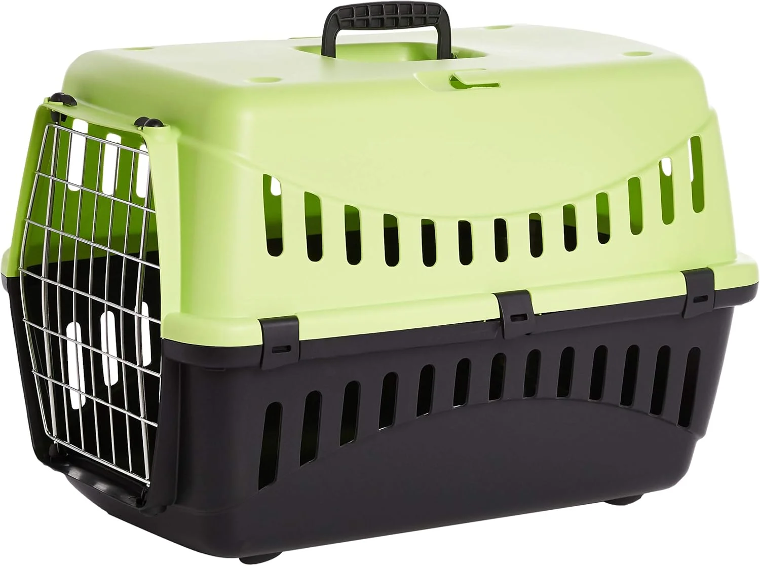 حمل کننده حیوانات خانگی ام پی برگامو مدل جیپسی با درب فلزی بزرگ، چند رنگ، 58 X 38 X 38 سانتی متر