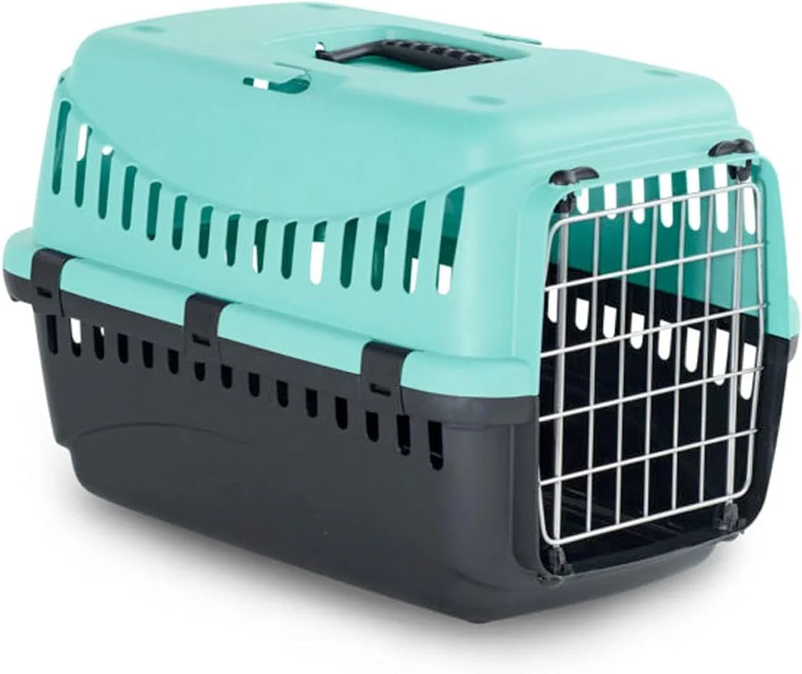 حمل کننده حیوانات خانگی ام پی برگامو مدل جیپسی با درب فلزی بزرگ، چند رنگ، 58 X 38 X 38 سانتی متر