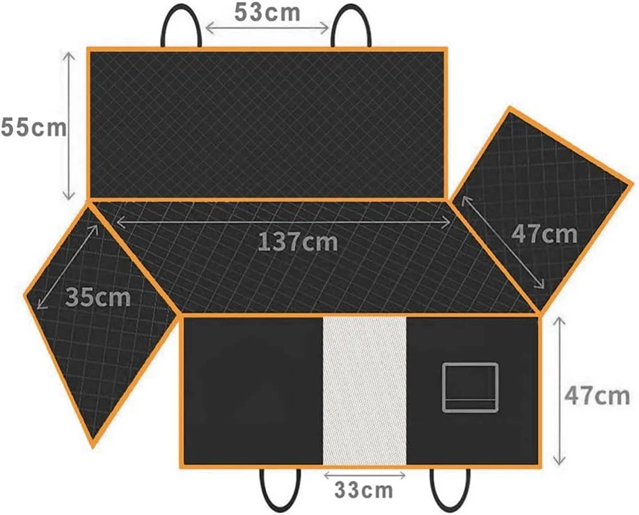 محافظ صندلی عقب خودرو برای حیوانات خانگی، ضد لغزش، مناسب سفر با خودرو، سایز بزرگ، مناسب سگ و گربه