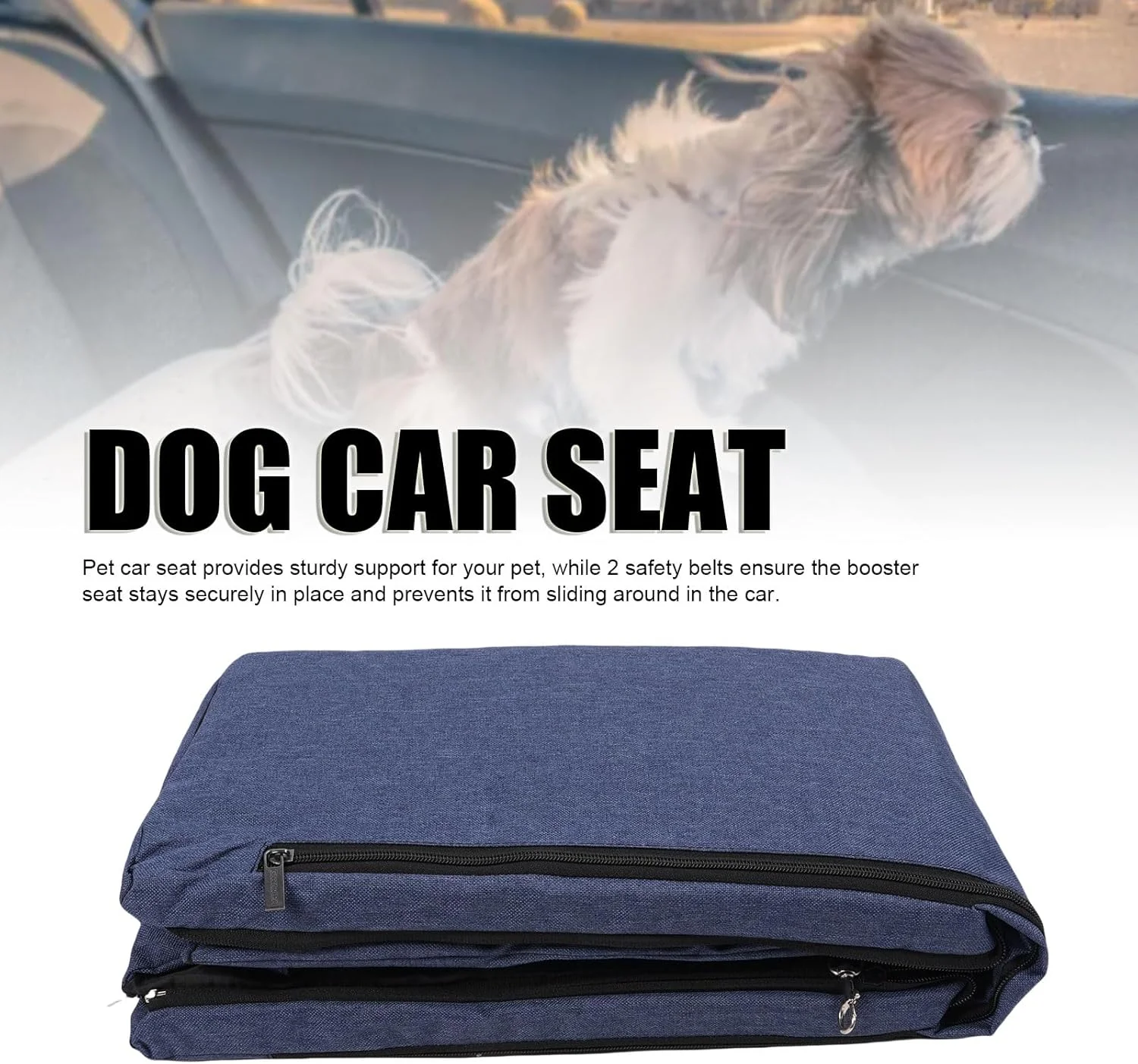 تخت خواب مسافرتی صندلی ماشین حیوانات خانگی جداشدنی و قابل شستشو - صندلی چند منظوره کنسول وسط سگ و گربه برای حیوانات خانگی کوچک