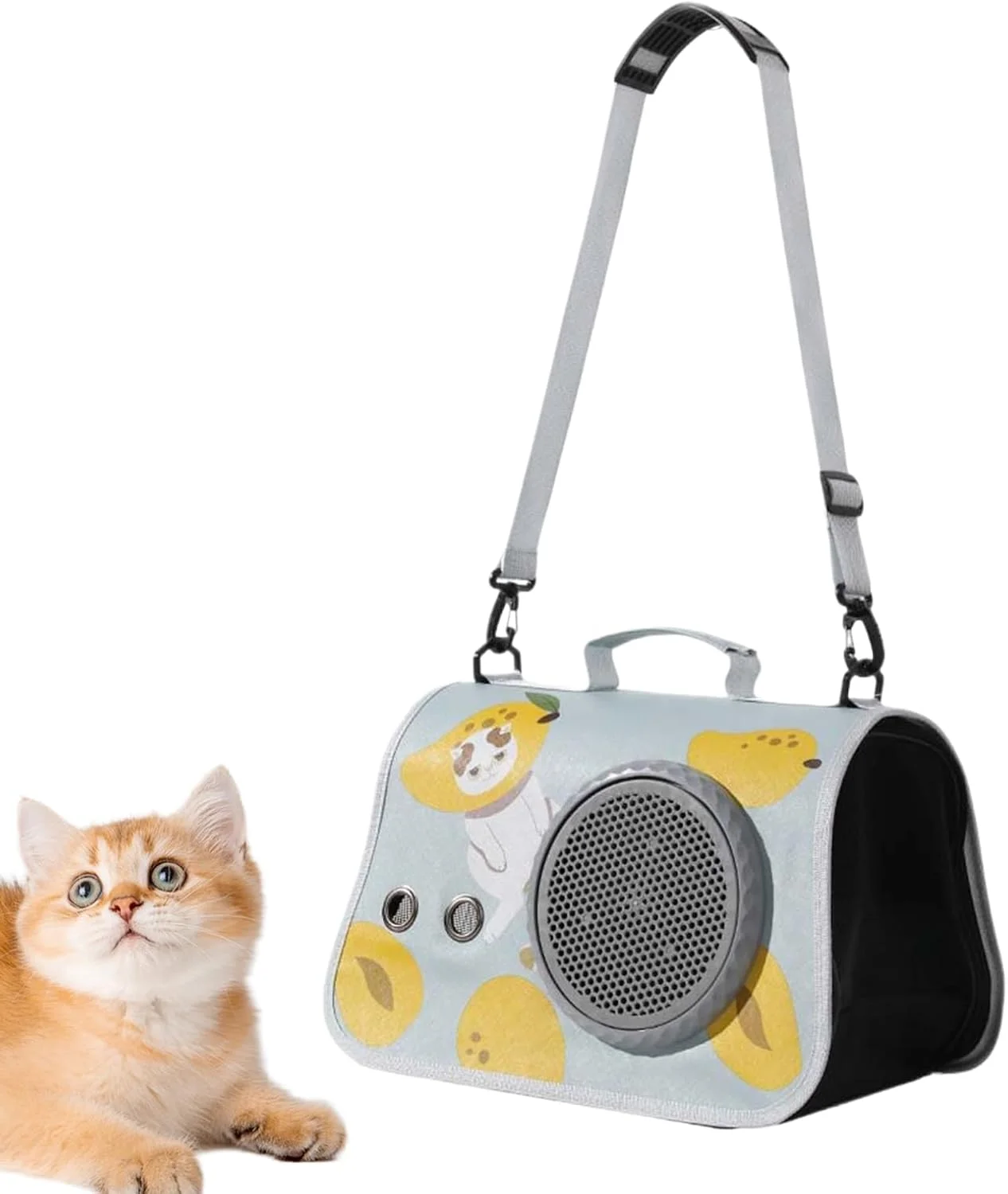 کیف حمل حیوانات خانگی | کیف بزرگ حمل سگ - کیف حمل و نقل حیوانات با بند شانه ای و تهویه مناسب برای بزرگسالان، مردان، زنان، نوجوانان و سالمندان