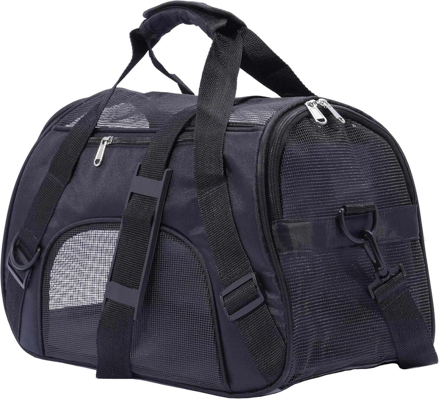 کیف حمل حیوانات خانگی PPOGOO با دیواره نرم مناسب گربه و سگ، مورد تایید خطوط هوایی، غیر سمی و بدون بو