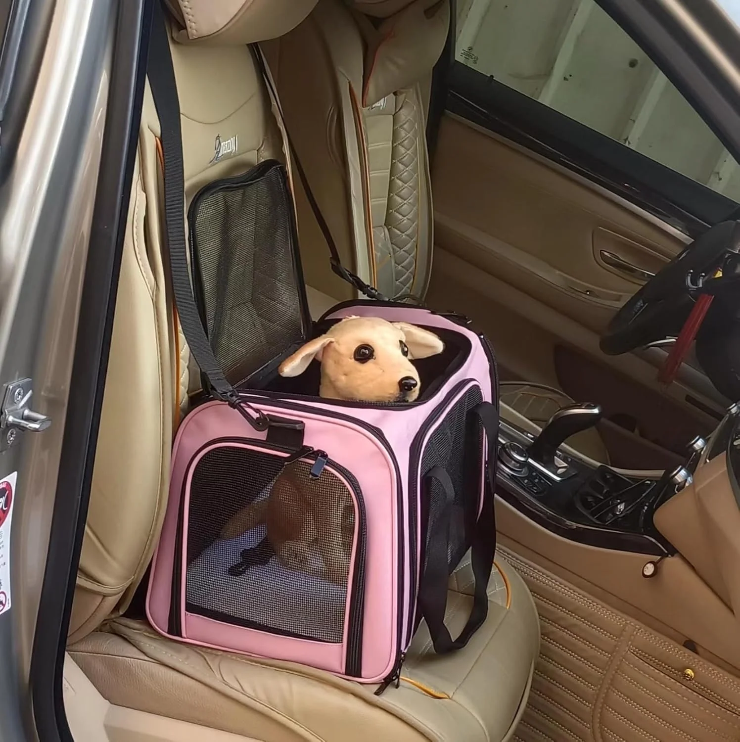 کیف حمل گربه و سگ، مناسب برای گربه ها و سگ های کوچک و متوسط تا وزن 7 کیلوگرم، کیف نرم و تاشو برای سفر (متوسط، صورتی) کیف حمل گربه و سگ، مناسب برای گربه ها و سگ های کوچک و متوسط تا وزن 7 کیلوگرم، کیف نرم و تاشو برای سفر (متوسط، صورتی)