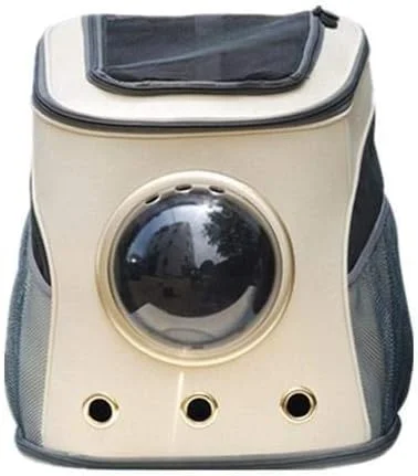 کیف حمل فضایی حیوانات خانگی طرح فضانورد، ابعاد 30x24x35 سانتی متر، مناسب گربه، توله سگ، چیواوا و سگ های کوچک، مناسب سفر و گردش در فضای باز، جنس پارچه آکسفورد