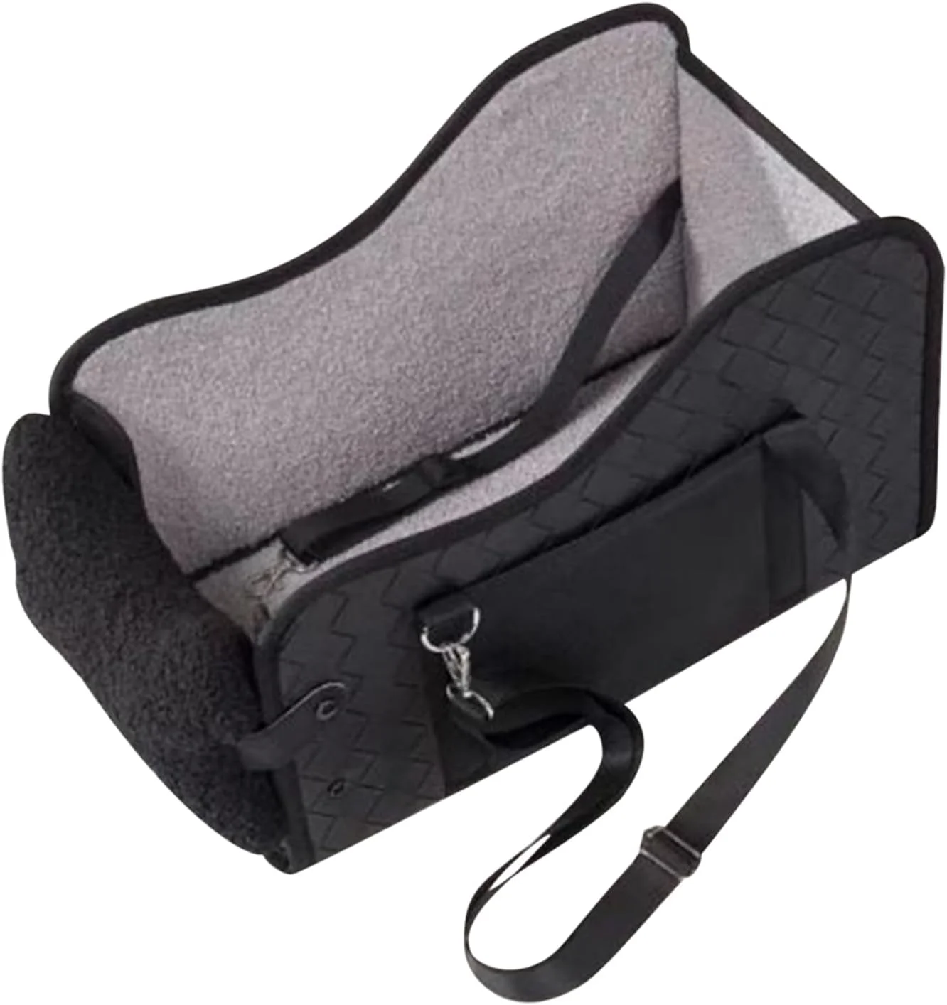 صندلی ماشین سگ کوچک - صندلی ماشین برای سگ های زیر 6 کیلوگرم | تخت خواب نرم تاشو قابل حمل برای صندلی عقب کامیون، کالسکه فضای باز و پیک نیک