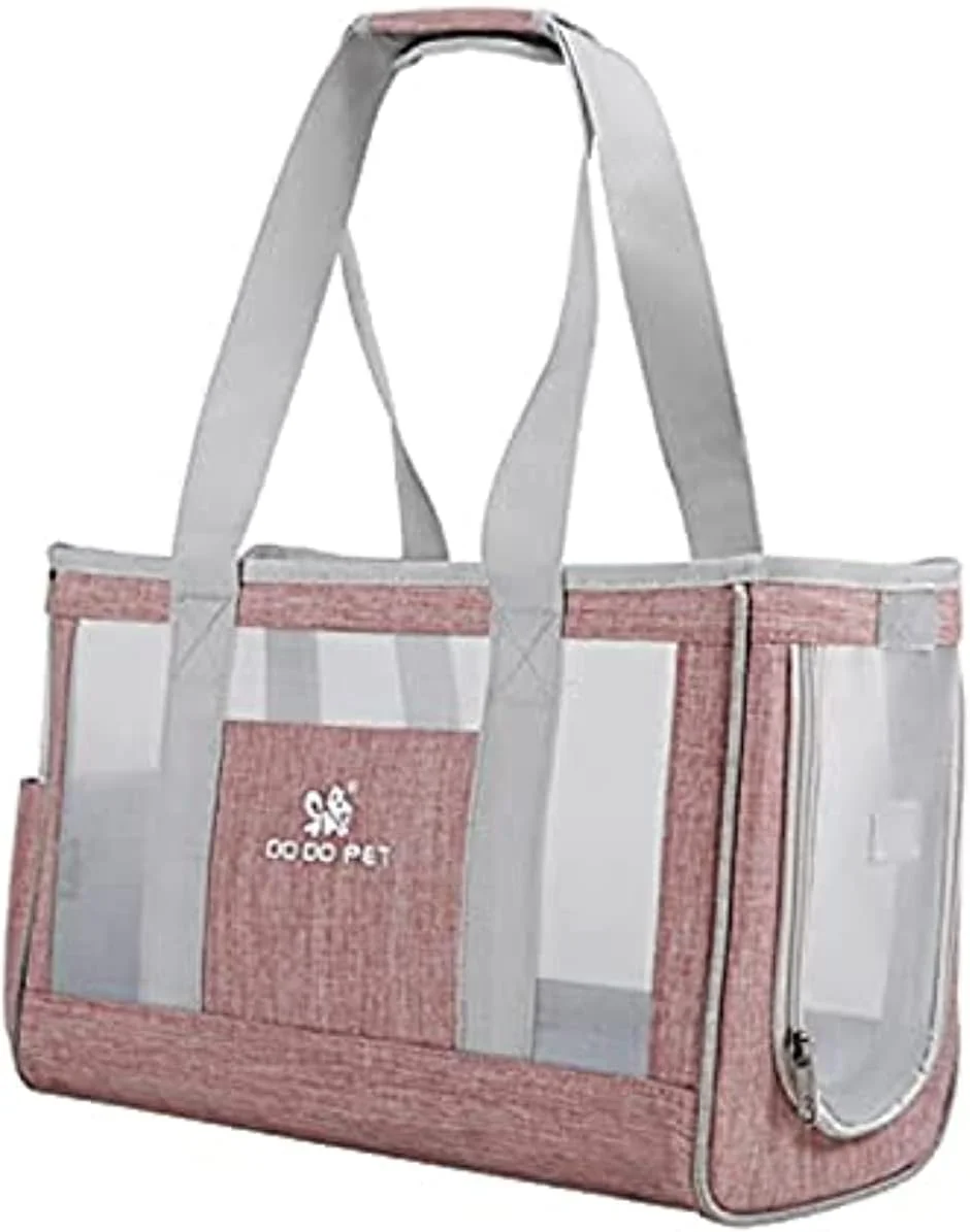 کیف حمل حیوانات خانگی با تهویه مناسب، دید خوب و حمل آسان برای سگ، گربه و خرگوش، کیف نرم و قابل حمل گربه، کیف مسافرتی سگ کوچک (سایز L صورتی) کیف حمل حیوانات خانگی با تهویه مناسب، دید خوب و حمل آسان برای سگ، گربه و خرگوش، کیف نرم و قابل حمل گربه، کیف مسافرتی سگ کوچک (سایز L صورتی)
