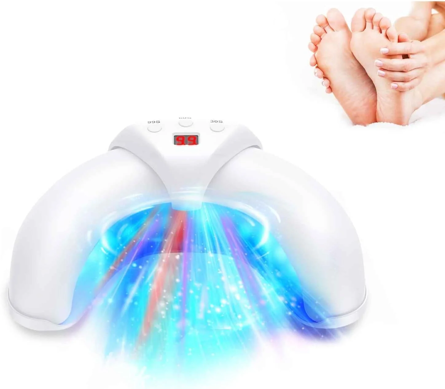 لیزر قارچ ناخن، دستگاه تمیز کننده و مراقبت از ناخن برای بیماری های ناخن پا، دستگاه لیزر قارچ ناخن، لیزر قارچ ناخن برای خانه، لیزر قارچ ناخن، دستگاه نور درمانی، قارچ ناخن، قابل حمل