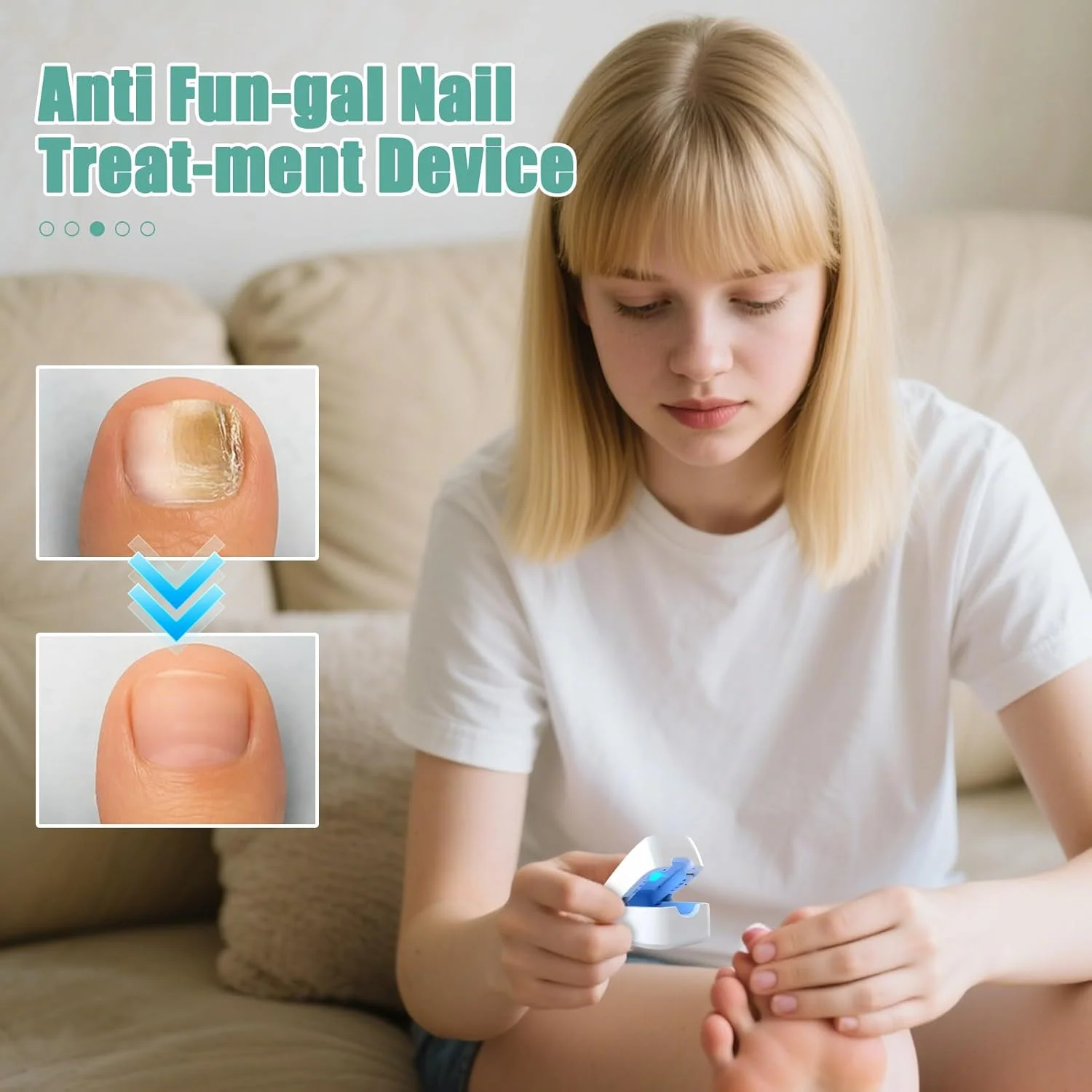 دستگاه نور ناخن، دستگاه نور تمیز کننده ناخن | دستگاه ترمیم حرفه ای برای بعد از مانیکور، سالن، مسافرت، نگهداری روزانه، منزل، فضای باز