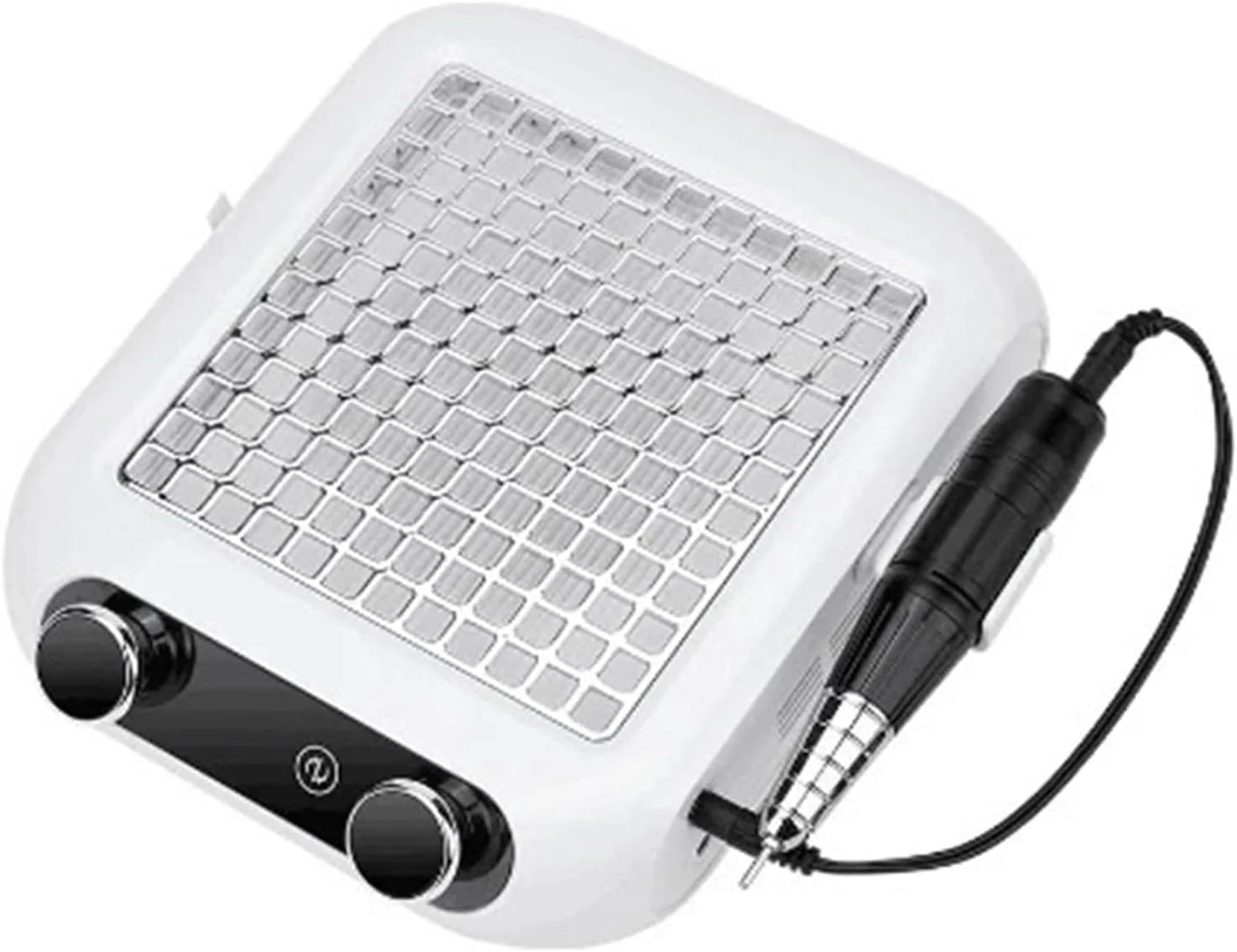 سوهان برقی ناخن، آسیاب لاک ناخن، مخصوص مانیکور، محافظ القای مادون قرمز، نمایشگر LED، مکش قابل تنظیم، پره های فن توربین بزرگ