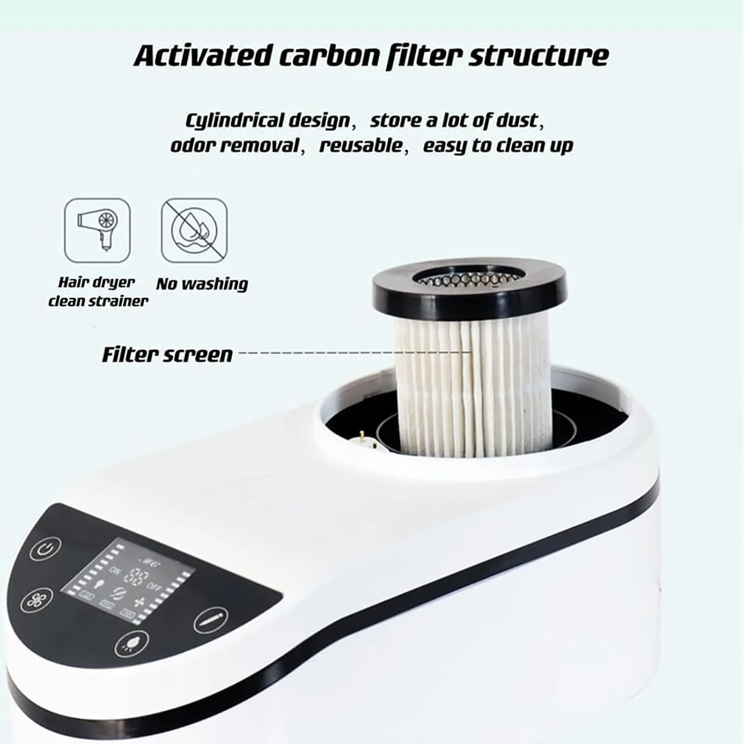 دستگاه پولیش ناخن، دستگاه برقی مراقبت از ناخن، صفحه لمسی با کیفیت بالا، نورپردازی LED، مکش قوی 230 وات، فیلتر کربن فعال، لوله خلاء چرخشی دستگاه پولیش ناخن، دستگاه برقی مراقبت از ناخن، صفحه لمسی با کیفیت بالا، نورپردازی LED، مکش قوی 230 وات، فیلتر کربن فعال، لوله خلاء چرخشی