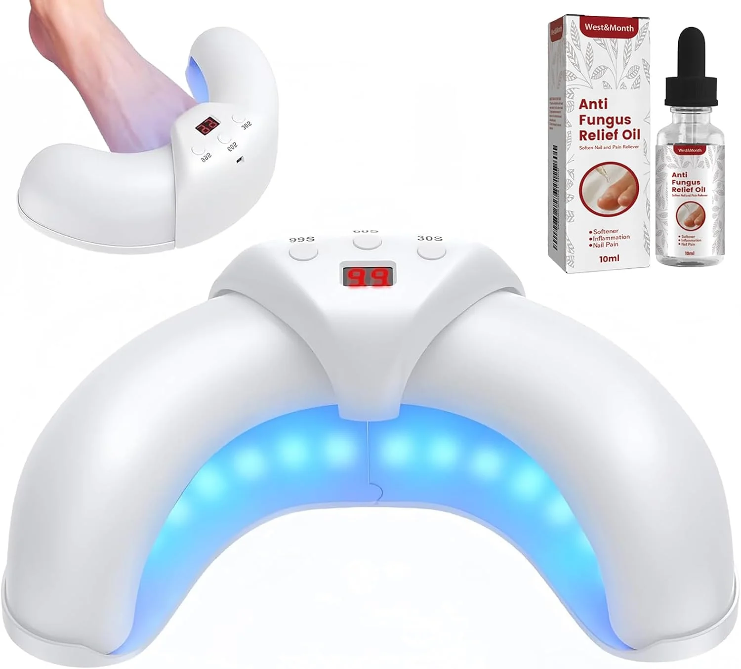 دستگاه لیزر ناخن، سفت کننده ناخن، دستگاه تمیز کننده و مراقبت از ناخن، لیزر خالص قابل حمل ناخن، مراقبت از ناخن، مناسب برای ناخن های تغییر رنگ داده و ضخیم شده دستگاه لیزر ناخن، سفت کننده ناخن، دستگاه تمیز کننده و مراقبت از ناخن، لیزر خالص قابل حمل ناخن، مراقبت از ناخن، مناسب برای ناخن های تغییر رنگ داده و ضخیم شده