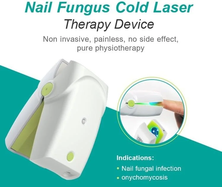 دستگاه درمان ناخن کیولن، دستگاه لیزر قابل حمل تمیز کننده ناخن، دستگاه از بین برنده قارچ ناخن، رنگ خاکستری، برای استفاده خانگی