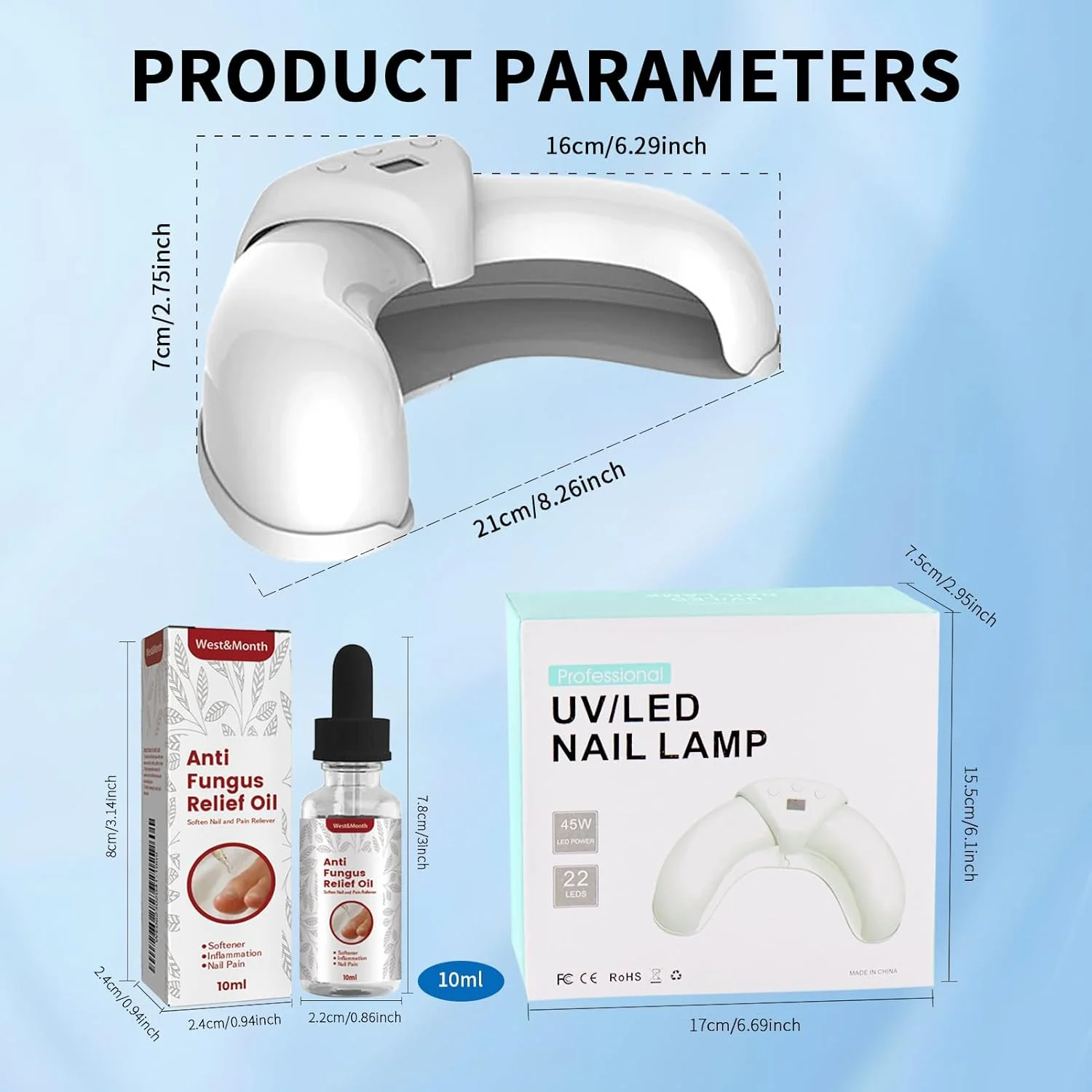 دستگاه لیزر ناخن، سفت کننده ناخن، دستگاه تمیز کننده و مراقبت از ناخن، لیزر خالص قابل حمل ناخن، مراقبت از ناخن، مناسب برای ناخن های تغییر رنگ داده و ضخیم شده