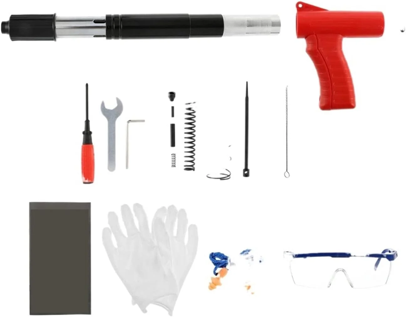 منگنه کوب دستی پرچ، ابزار نصب دیوار و سقف، شیار سیم، دستگاه بست، صدا خفه کن اتوماتیک، منگنه کوب فولادی کوچک با قابلیت تنظیم 4 دنده منگنه کوب دستی پرچ، ابزار نصب دیوار و سقف، شیار سیم، دستگاه بست، صدا خفه کن اتوماتیک، منگنه کوب فولادی کوچک با قابلیت تنظیم 4 دنده