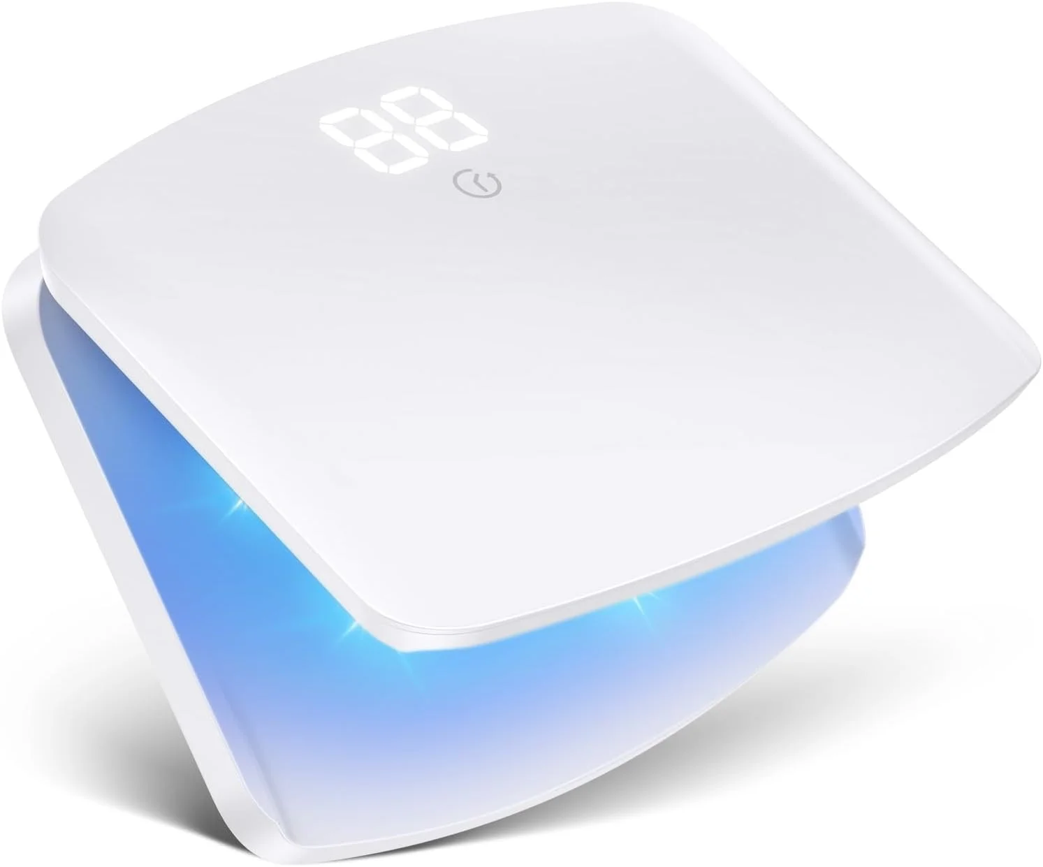 دستگاه نور ناخن برای چندین ناخن دست و پا، دستگاه نور ناخن خانگی برای بازیابی ظاهر ناخن های تغییر رنگ داده یا آسیب دیده، موثر و قابل اعتماد، سفید