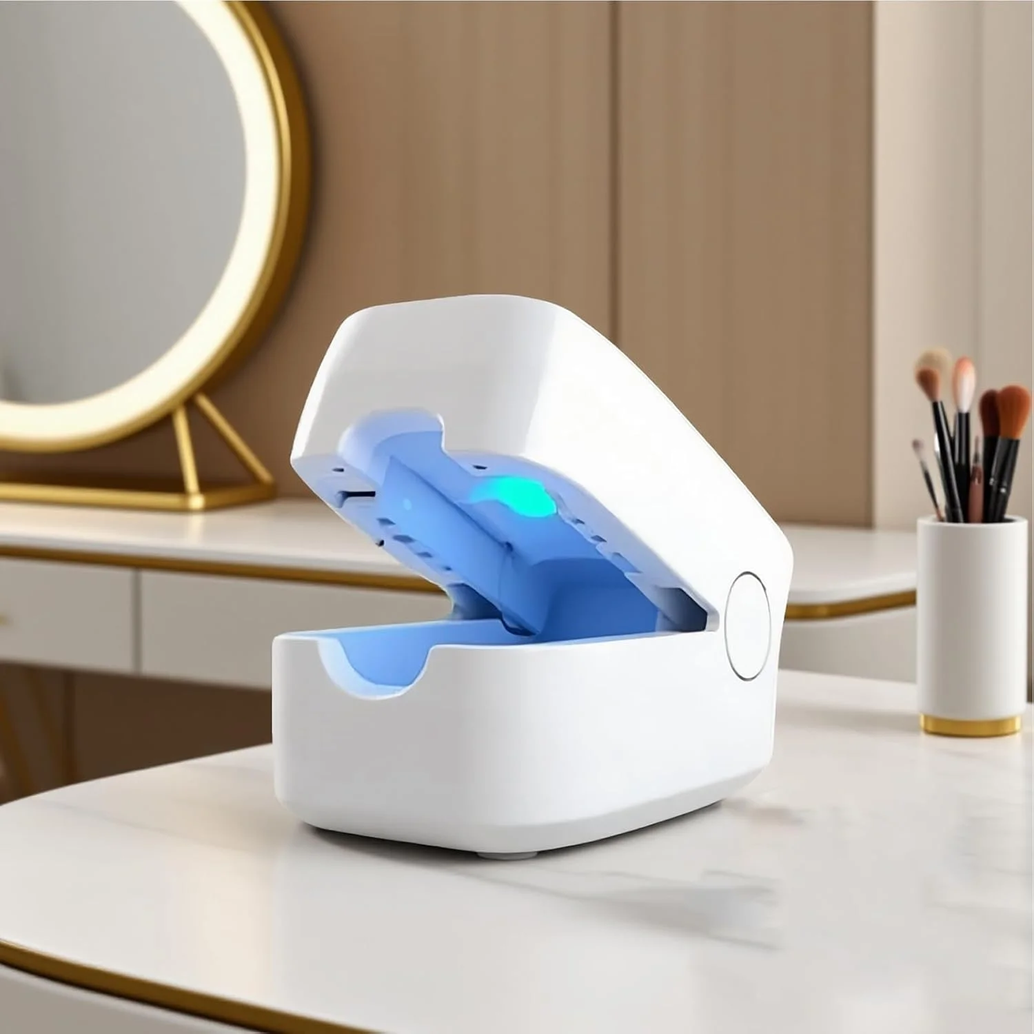 دستگاه لایت ناخن - دستگاه لایت ال ای دی - دستگاه ترمیم حرفه ای برای بعد از مانیکور، سالن، مسافرت، نگهداری روزانه، منزل، فضای باز