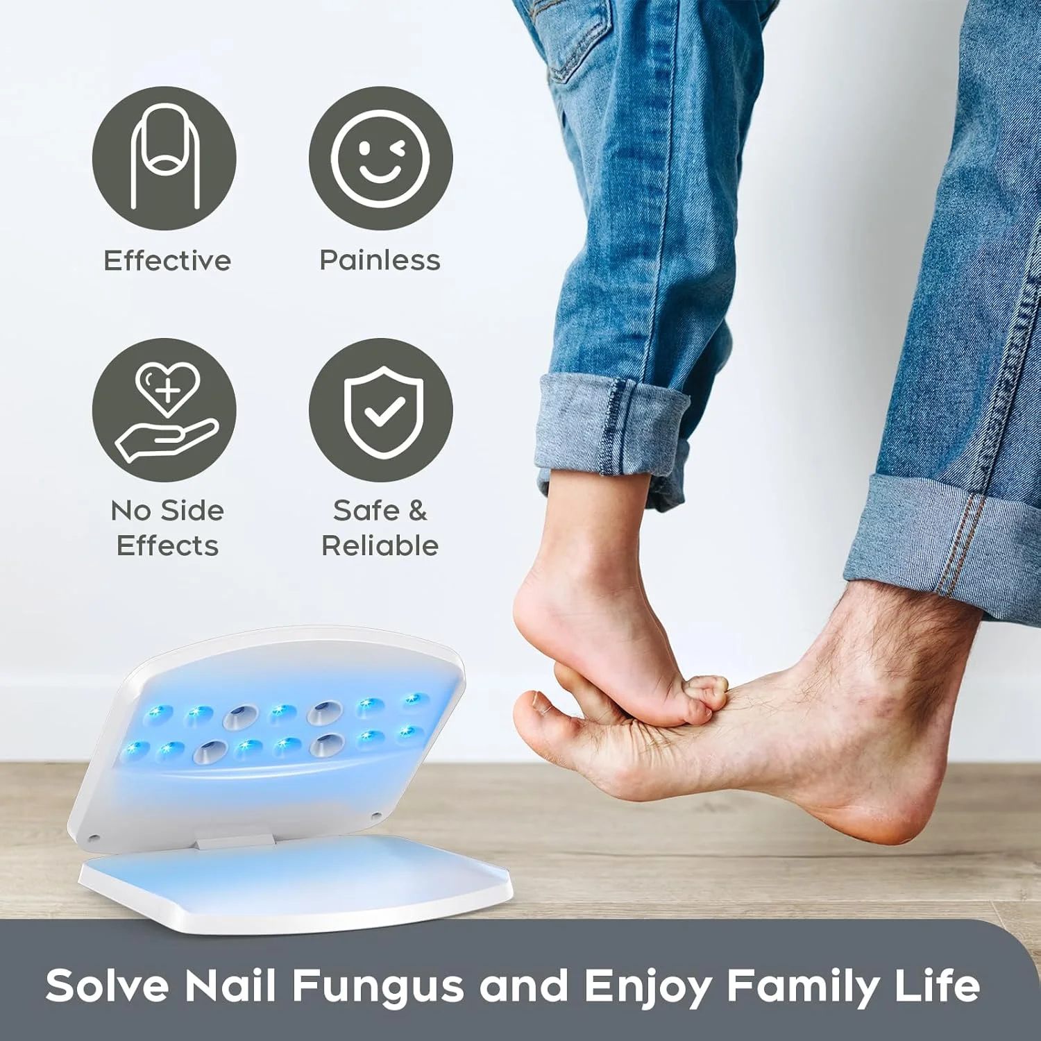 دستگاه نور ناخن برای چندین ناخن دست و پا، دستگاه نور ناخن خانگی برای بازیابی ظاهر ناخن های تغییر رنگ داده یا آسیب دیده، موثر و قابل اعتماد، سفید دستگاه نور ناخن برای چندین ناخن دست و پا، دستگاه نور ناخن خانگی برای بازیابی ظاهر ناخن های تغییر رنگ داده یا آسیب دیده، موثر و قابل اعتماد، سفید