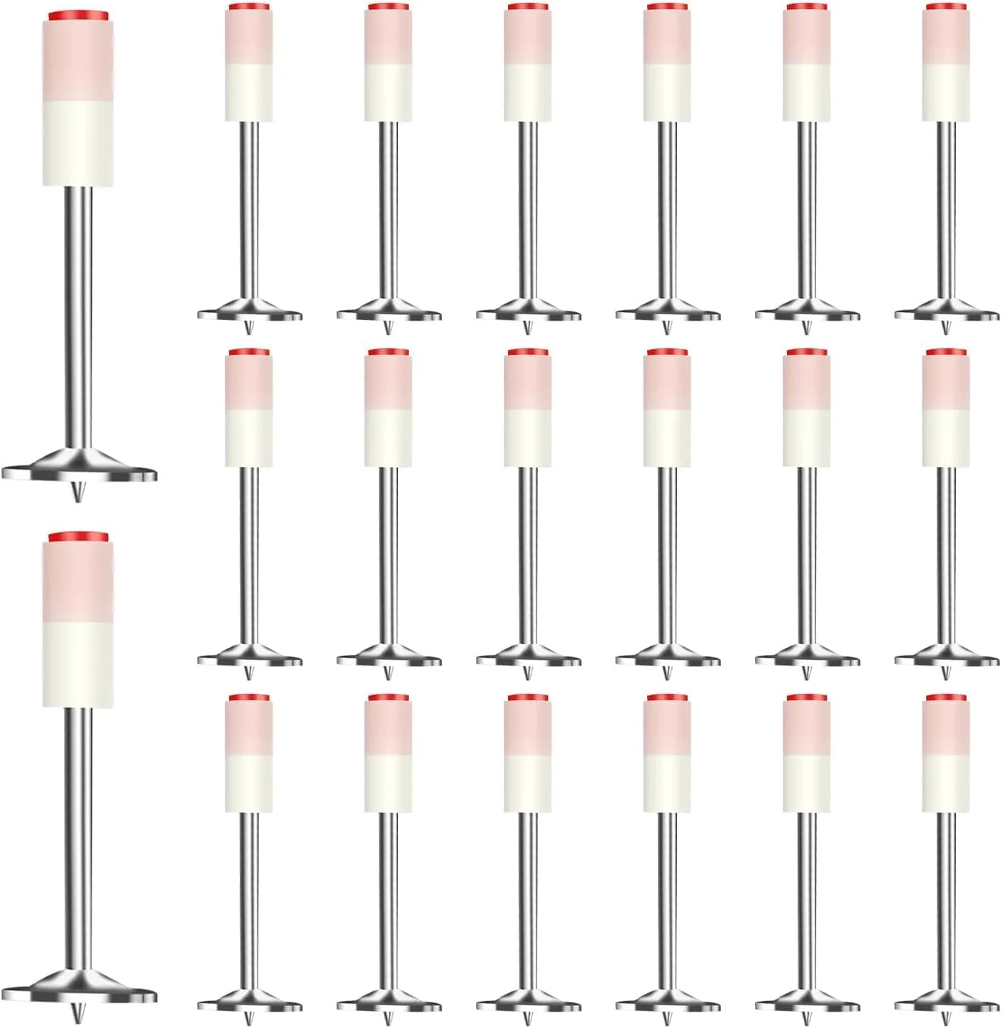 میخ برای تفنگ میخکوب فولادی دستی | ابزار بست میخ گرد به دیوار | ابزار تعمیر دستگاه شیار ثابت داکت کابل سقف بتنی | میخ 7.3 میلی متری برای تفنگ میخکوب | ابزار پرچ (50 میخ)