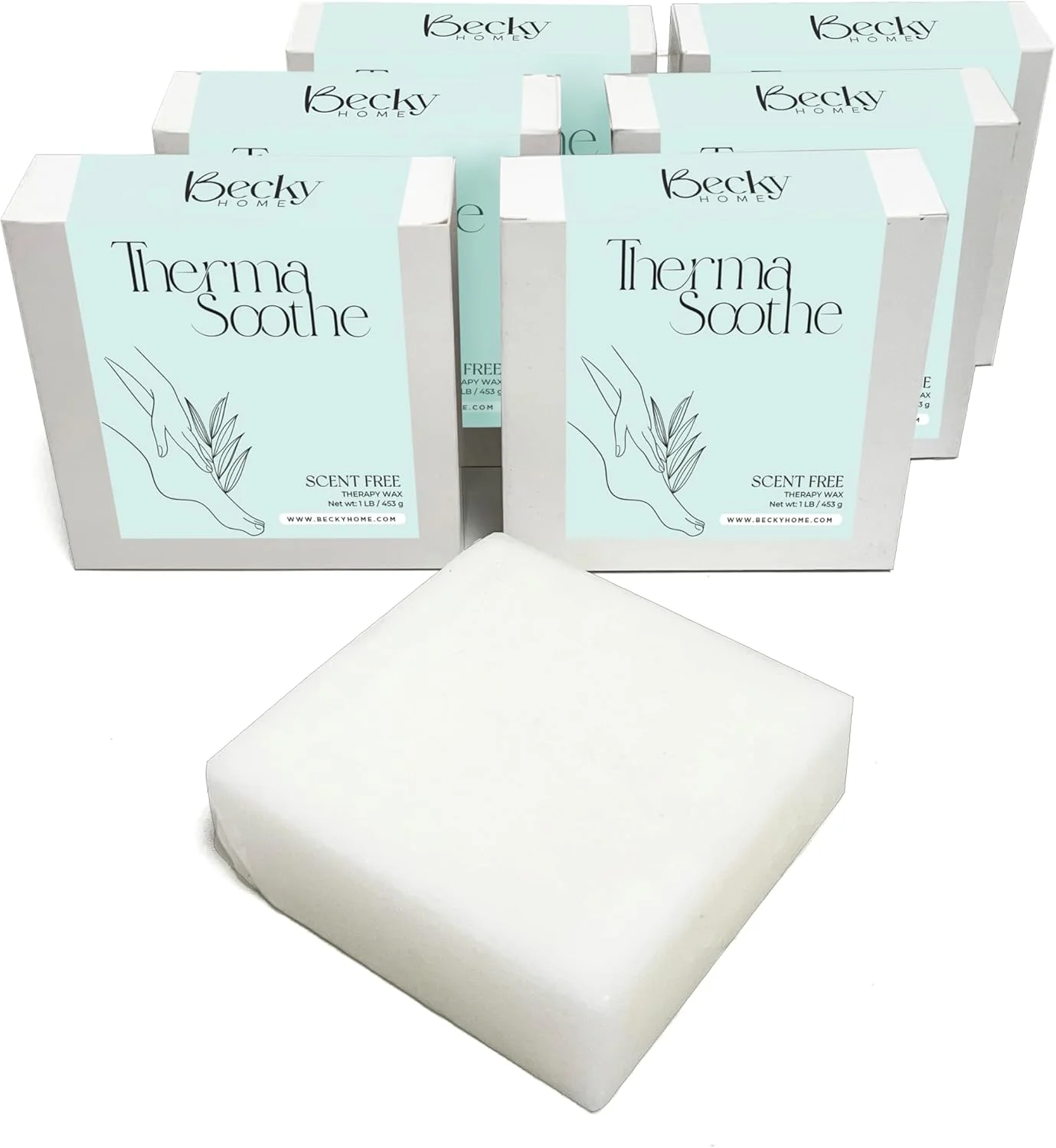 پارافین برای دست و پا - بسته های 6 عددی (مجموعا 6 پوند) - قابل استفاده با هر دستگاه پارافین